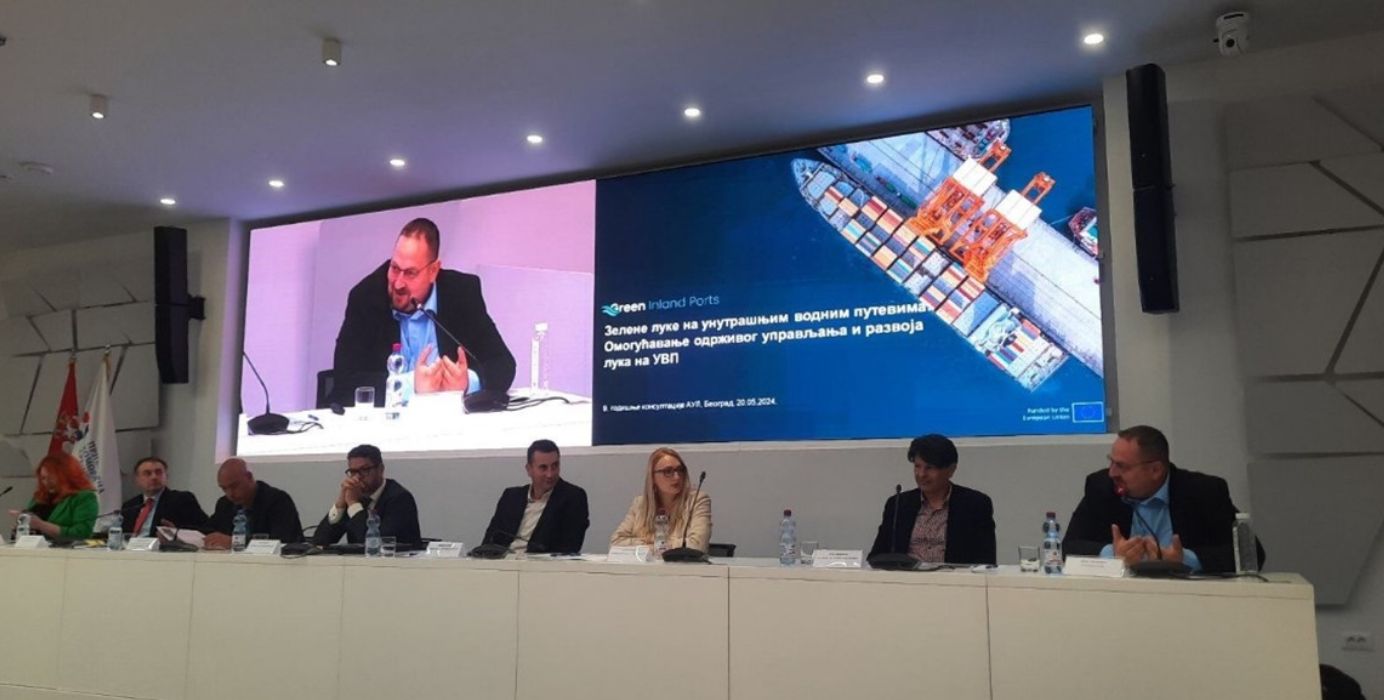 Green Inland Ports presentation in Serbia showcases the study’s contributions to the green and digital transition